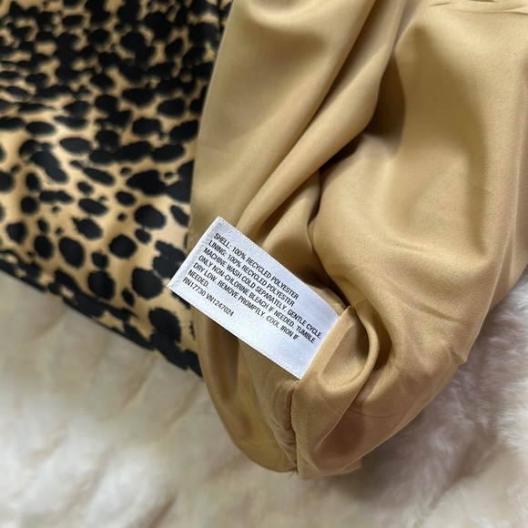 Tan and Black Halter Sheath Dress Cocktail - Picture 7 of 7